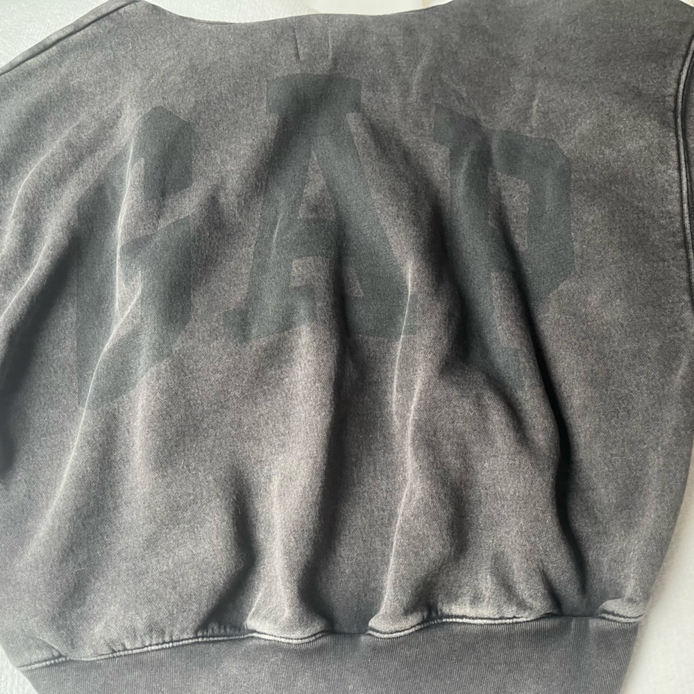 GAP Logo Arch Hoodie - True Black